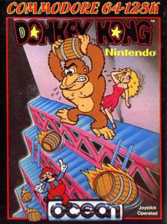 Donkey Kong - C64 Cover & Box Art