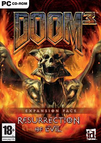 Doom III: Resurrection of Evil - PC Cover & Box Art