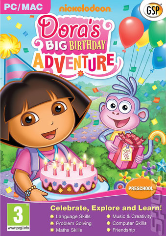 Dora's Big Birthday Adventure - Mac Cover & Box Art