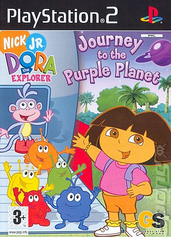 Dora the Explorer: Journey to the Purple Planet - PS2 Cover & Box Art