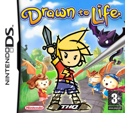 Drawn to Life - DS/DSi Cover & Box Art