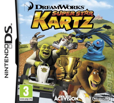 DreamWorks Super Star Kartz - DS/DSi Cover & Box Art