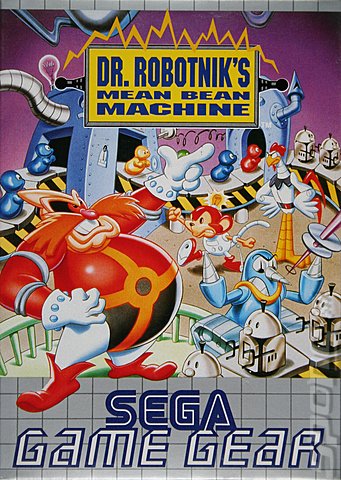 Dr Robotnik's Mean Bean Machine - Game Gear Cover & Box Art