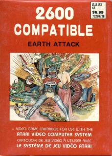 Earth Attack - Atari 2600/VCS Cover & Box Art