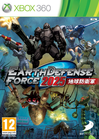 Earth Defense Force 2025 - Xbox 360 Cover & Box Art