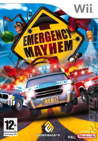 Emergency Mayhem - Wii Cover & Box Art