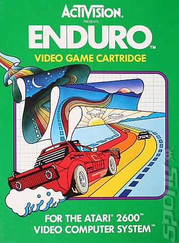 Enduro - Atari 2600/VCS Cover & Box Art
