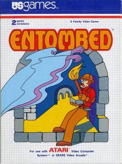 Entombed - Atari 2600/VCS Cover & Box Art