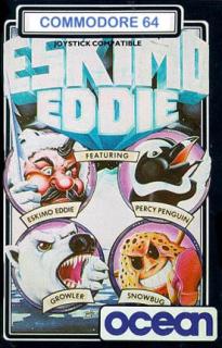 Eskimo Eddie - C64 Cover & Box Art