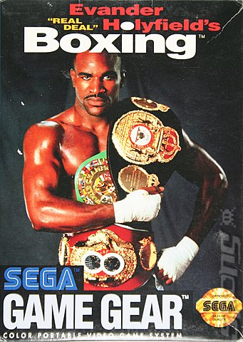 Evander Holyfield's "Real Deal" Boxing - Game Gear Cover & Box Art