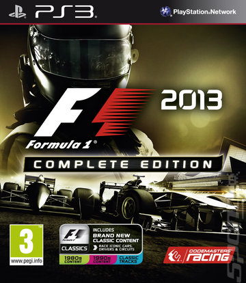 F1 2013: COMPLETE EDITION - PS3 Cover & Box Art