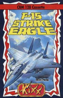 F-15 Strike Eagle - C64 Cover & Box Art