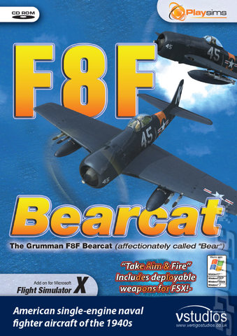 F8F Bearcat - PC Cover & Box Art