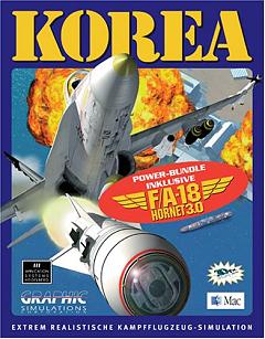 F/A 18 Hornet 3.0: Korea - PC Cover & Box Art