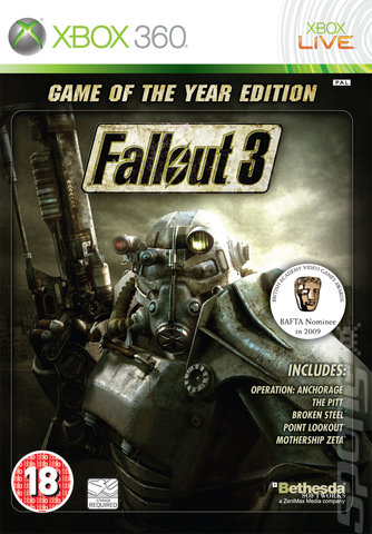 Fallout 3: Game of the Year Edition - Xbox 360 Cover & Box Art