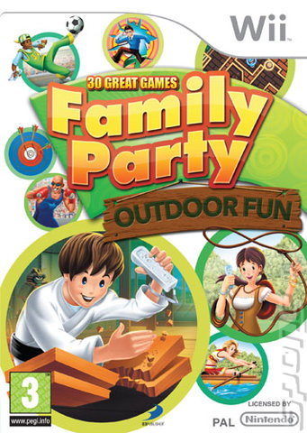 Family Party: Outdoor Fun - Wii Cover & Box Art