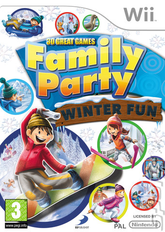 Family Party: Winter Fun - Wii Cover & Box Art