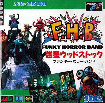 F.H.B: Funky Horror Band - Sega MegaCD Cover & Box Art