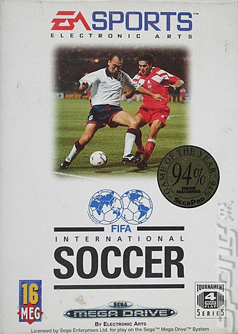 FIFA International Soccer - Sega Megadrive Cover & Box Art