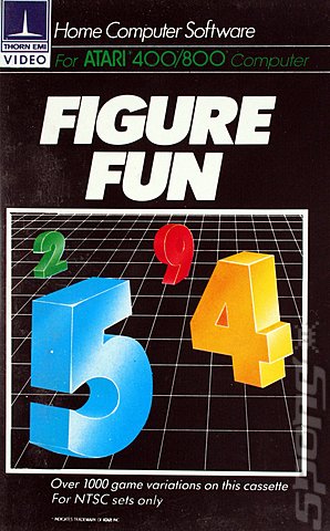 Figure Fun - Atari 400/800/XL/XE Cover & Box Art