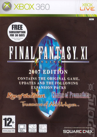 Final Fantasy XI Online: 2007 Edition - Xbox 360 Cover & Box Art