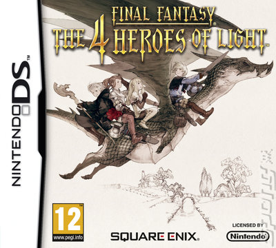 Final Fantasy: The 4 Heroes of Light - DS/DSi Cover & Box Art