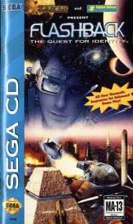Flashback - Sega MegaCD Cover & Box Art