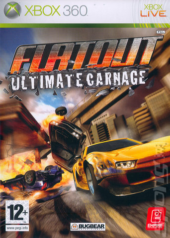FlatOut Ultimate Carnage - Xbox 360 Cover & Box Art