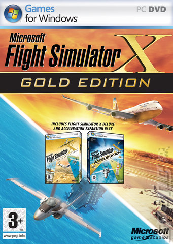 Microsoft Flight Simulator X: Gold Edition - PC Cover & Box Art