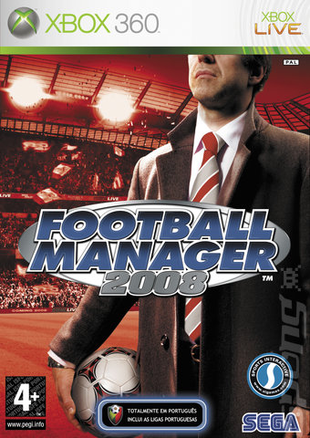 Football Manager 2008 - Xbox 360 Cover & Box Art