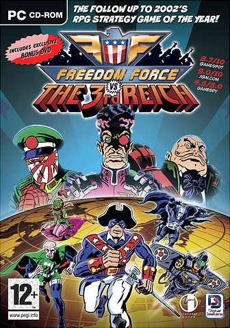 Freedom Force Vs The Third Reich - PC Cover & Box Art
