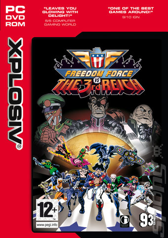 Freedom Force Vs The Third Reich - PC Cover & Box Art