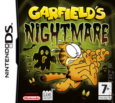 Garfield's Nightmare - DS/DSi Cover & Box Art