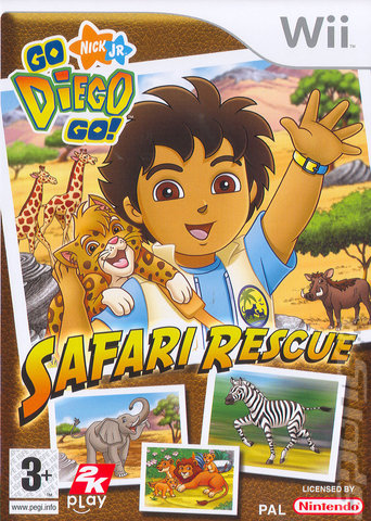 Go Diego Go! Safari Rescue - Wii Cover & Box Art