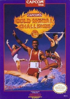 Gold Medal Challenge '92 - NES Cover & Box Art