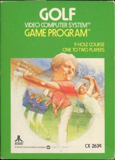Golf - Atari 2600/VCS Cover & Box Art