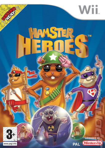 Hamster Heroes - Wii Cover & Box Art