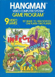 Hangman - Atari 2600/VCS Cover & Box Art