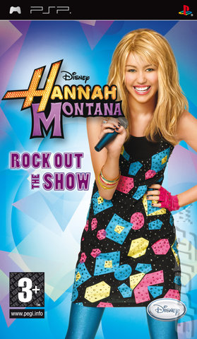 Hannah Montana: Rock Out the Show - PSP Cover & Box Art