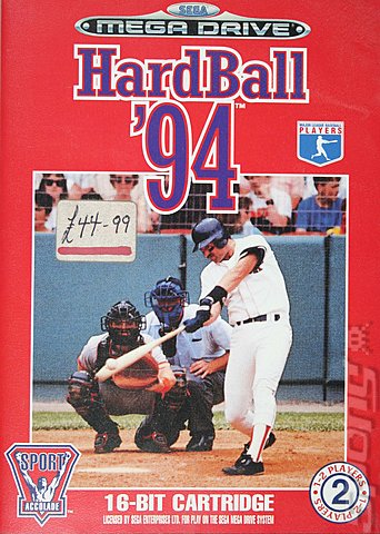 HardBall '94 - Sega Megadrive Cover & Box Art