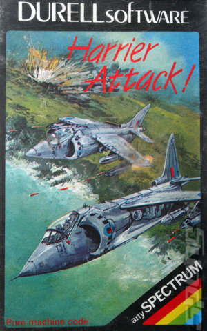 Harrier Attack! - Spectrum 48K Cover & Box Art