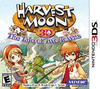 Harvest Moon: The Tale of Two Towns - 3DS/2DS Cover & Box Art