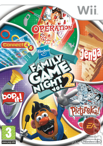 Hasbro Family Game Night Volume 2 - Wii Cover & Box Art