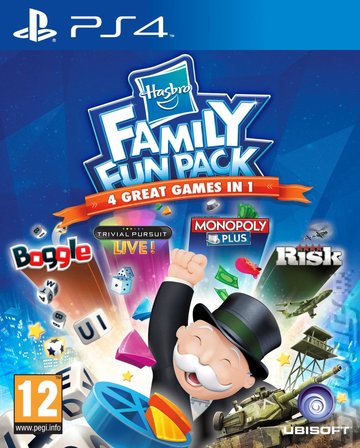 Hasbro Family Fun Pack - PS4 Cover & Box Art
