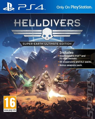 Helldivers - PS4 Cover & Box Art