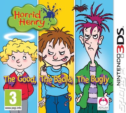 Horrid Henry: The Good, The Bad & The Bugly - 3DS/2DS Cover & Box Art