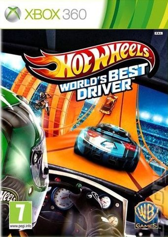 Hot Wheels World's Best Driver - Xbox 360 Cover & Box Art