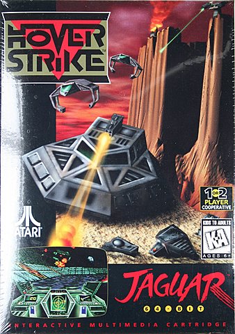 Hover Strike - Jaguar Cover & Box Art