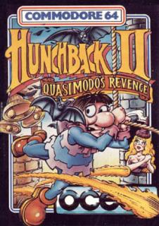Hunchback 2: Quasimodo's Revenge - C64 Cover & Box Art