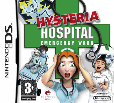 Hysteria Hospital: Emergency Ward - DS/DSi Cover & Box Art